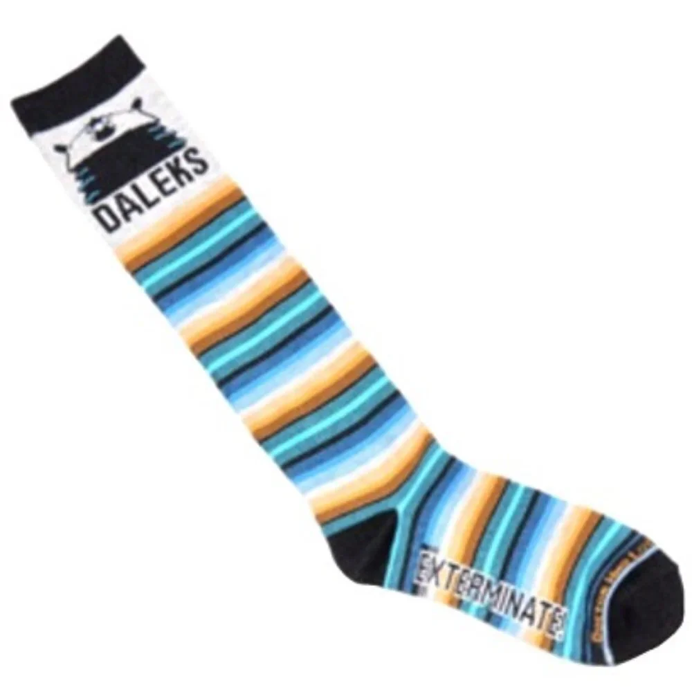 Doctor Who Striped Daleks Women's Knee‎ High Socks